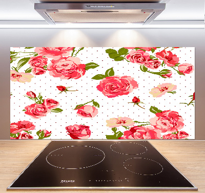 Keuken achterwand Rozen