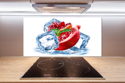 Achterwand keuken Granaatappel met ijs