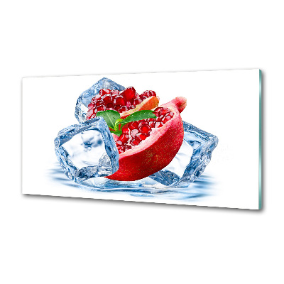 Achterwand keuken Granaatappel met ijs