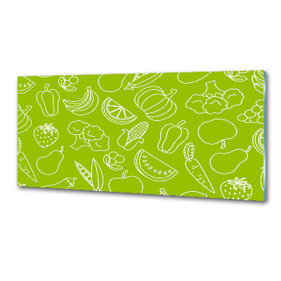 Spatplaat keuken Fruit en groenten