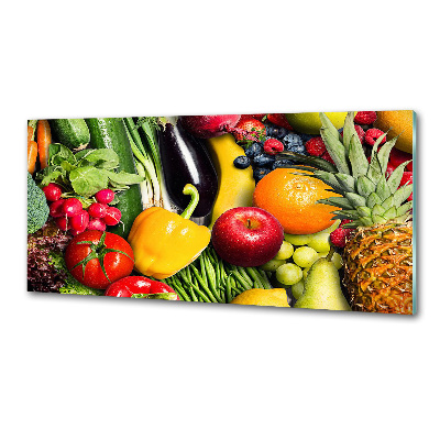 Achterwand keuken Groenten en fruit