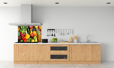 Achterwand keuken Groenten en fruit