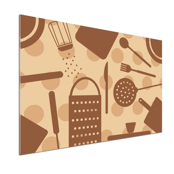 Keuken achterwand Keukengerei