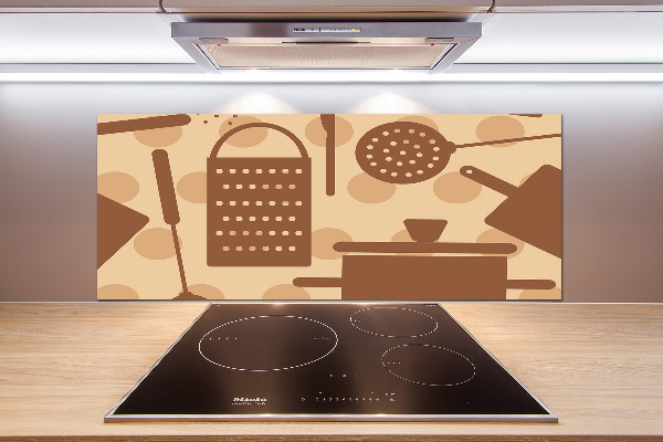 Keuken achterwand Keukengerei