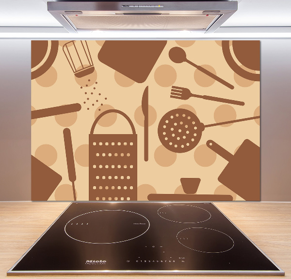 Keuken achterwand Keukengerei