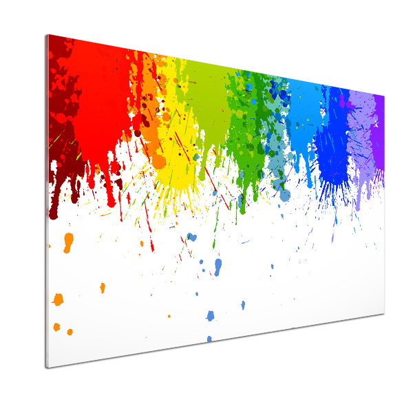 Spatplaat keuken Regenboogvlekken