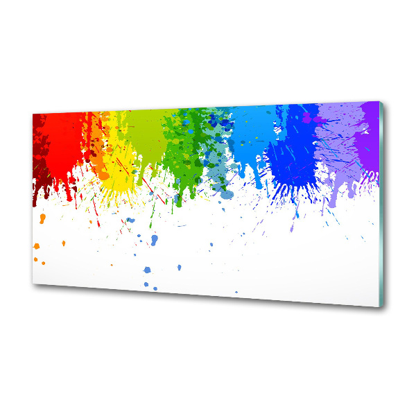 Spatplaat keuken Regenboogvlekken