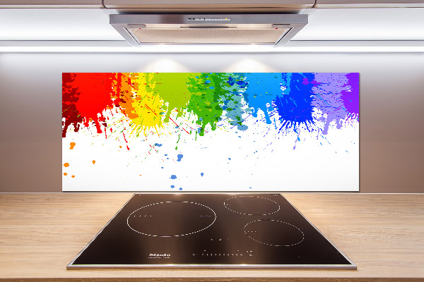 Spatplaat keuken Regenboogvlekken