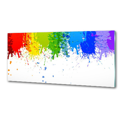 Spatplaat keuken Regenboogvlekken