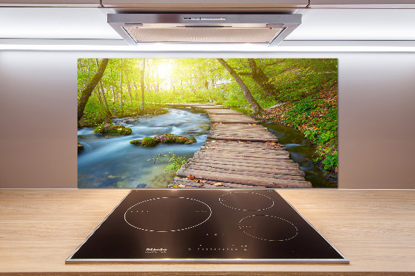 Keuken achterwand Pad in het bos