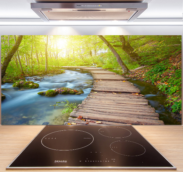 Keuken achterwand Pad in het bos