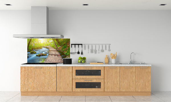 Keuken achterwand Pad in het bos