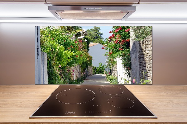 Glazen achterwand keuken Bloemensteeg