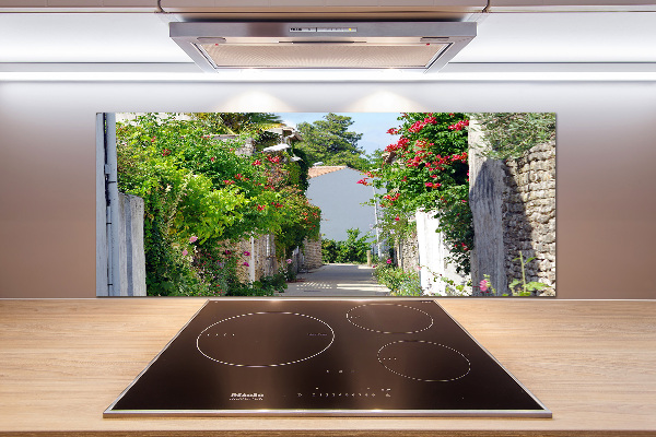 Glazen achterwand keuken Bloemensteeg