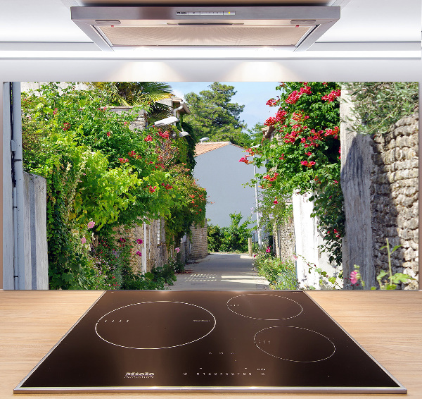 Glazen achterwand keuken Bloemensteeg