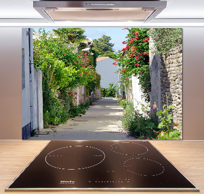 Glazen achterwand keuken Bloemensteeg