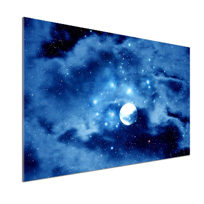 Glazen achterwand keuken Volle maan