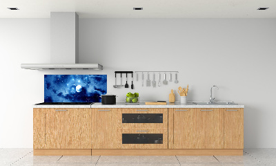 Glazen achterwand keuken Volle maan