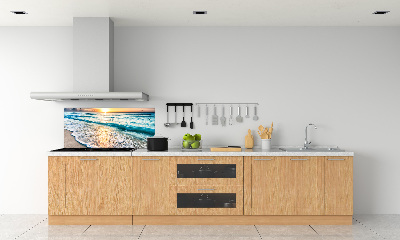 Keuken achterwand Zonsondergangstrand