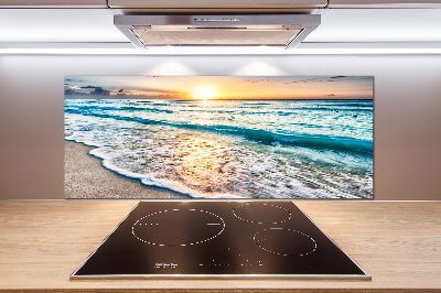 Keuken achterwand Zonsondergangstrand