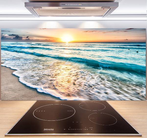 Keuken achterwand Zonsondergangstrand