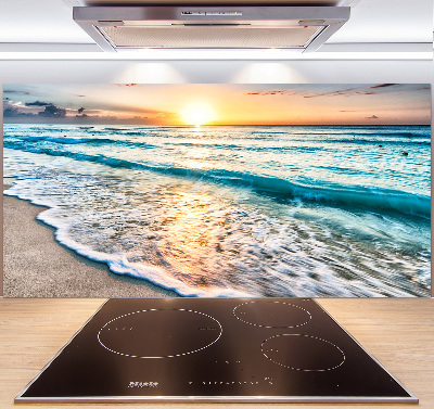 Keuken achterwand Zonsondergangstrand