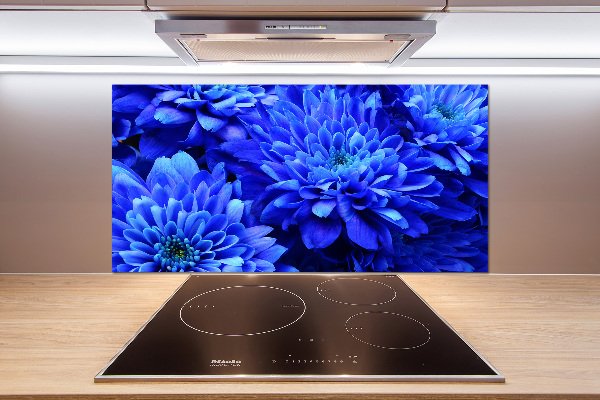Spatplaat keuken Blauwe aster