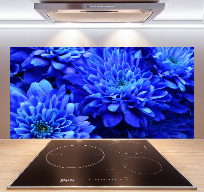 Spatplaat keuken Blauwe aster