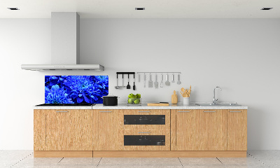 Spatplaat keuken Blauwe aster