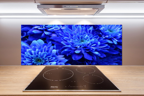 Spatplaat keuken Blauwe aster