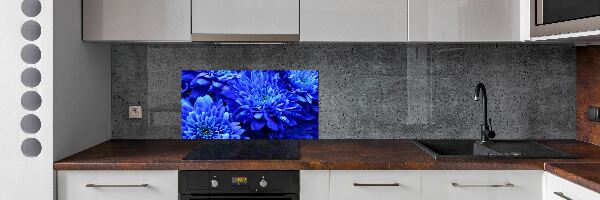 Spatplaat keuken Blauwe aster