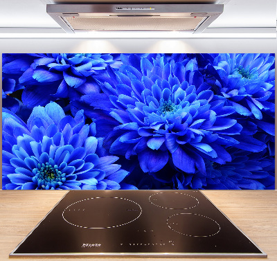 Spatplaat keuken Blauwe aster