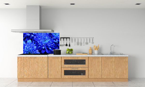 Spatplaat keuken Blauwe aster