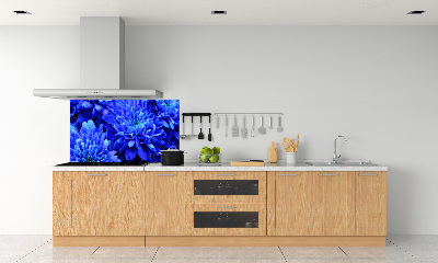 Spatplaat keuken Blauwe aster