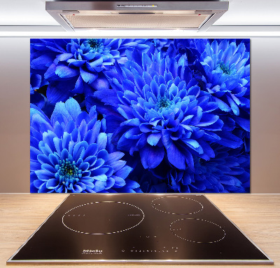 Spatplaat keuken Blauwe aster