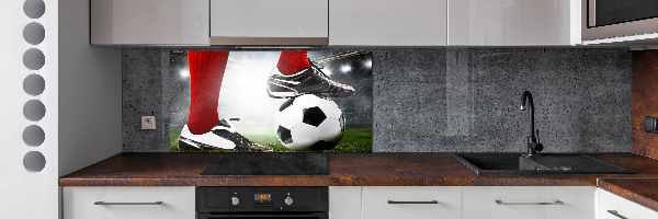Spatscherm keuken Voetballersbenen