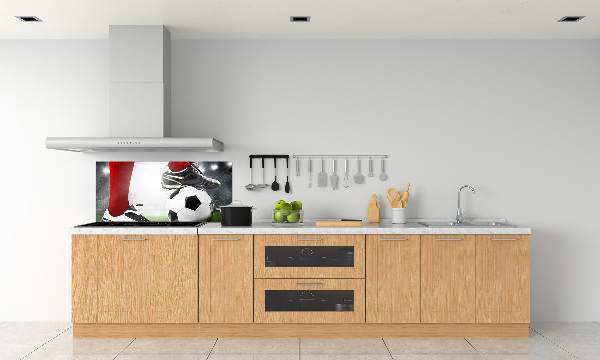 Spatscherm keuken Voetballersbenen