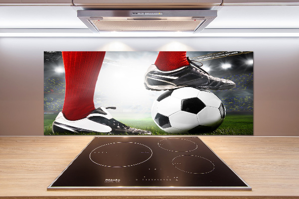 Spatscherm keuken Voetballersbenen