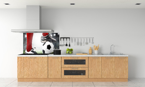 Spatscherm keuken Voetballersbenen