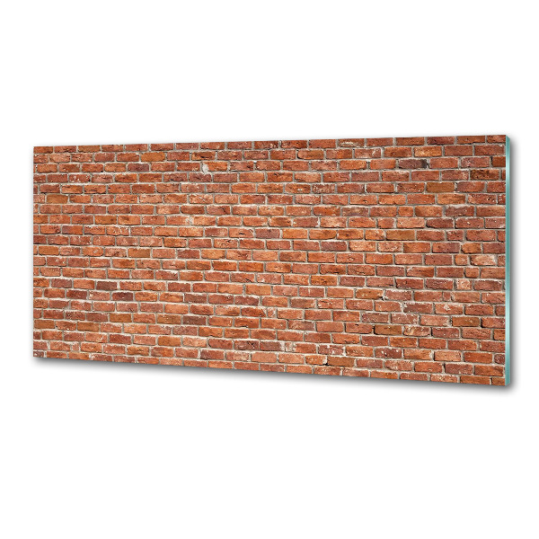 Spatplaat keuken Bakstenen muur