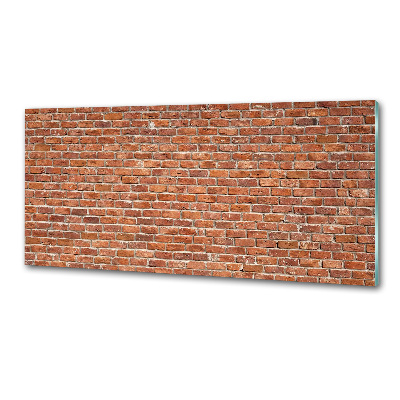 Spatplaat keuken Bakstenen muur