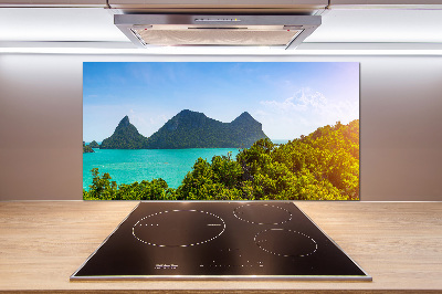Glazen achterwand keuken Panorama Thailand