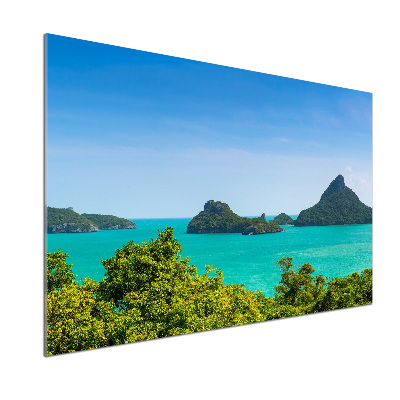 Glazen achterwand keuken Panorama Thailand