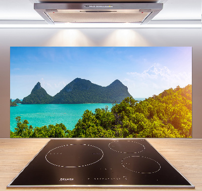 Glazen achterwand keuken Panorama Thailand
