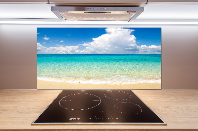 Spatscherm keuken Paradijsstrand