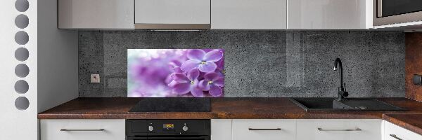 Spatplaat keuken Seringbloemen