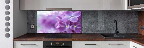 Spatplaat keuken Seringbloemen