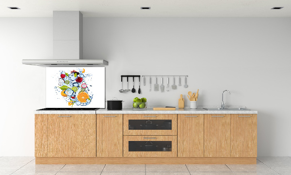Achterwand keuken Fruit en ijs