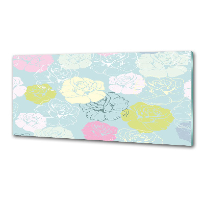 Spatplaat keuken Rozen