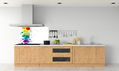 Achterwand keuken Kleurrijke kubussen